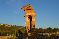 At the historic site of the Valley of Temples in Agrigent, Sicily, Italy
