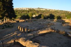 At the historic site of the Valley of Temples in Agrigent, Sicily, Italy