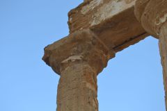 At the historic site of the Valley of Temples in Agrigent, Sicily, Italy