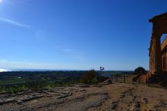 At the historic site of the Valley of Temples in Agrigent, Sicily, Italy