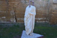 At the historic site of the Valley of Temples in Agrigent, Sicily, Italy