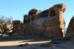 At the historic site of the Valley of Temples in Agrigent, Sicily, Italy