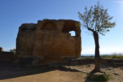 At the historic site of the Valley of Temples in Agrigent, Sicily, Italy
