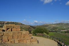 At the historic site of the Valley of Temples in Agrigent, Sicily, Italy