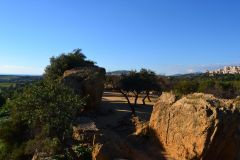 At the historic site of the Valley of Temples in Agrigent, Sicily, Italy