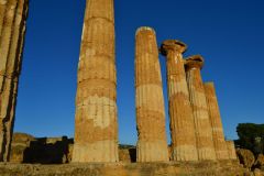 At the historic site of the Valley of Temples in Agrigent, Sicily, Italy