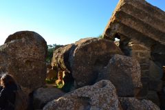 At the historic site of the Valley of Temples in Agrigent, Sicily, Italy