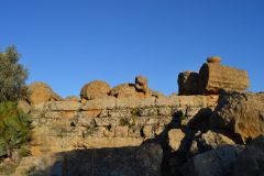 At the historic site of the Valley of Temples in Agrigent, Sicily, Italy