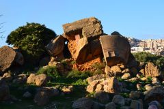 At the historic site of the Valley of Temples in Agrigent, Sicily, Italy