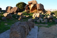At the historic site of the Valley of Temples in Agrigent, Sicily, Italy