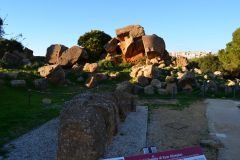 At the historic site of the Valley of Temples in Agrigent, Sicily, Italy