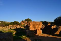 At the historic site of the Valley of Temples in Agrigent, Sicily, Italy