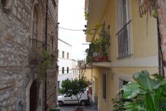 A street scene in Taormina, Sicily, Italy