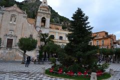 A street scene in Taormina, Sicily, Italy