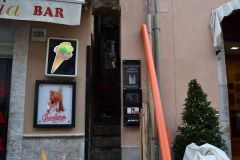 A street scene in Taormina, Sicily, Italy