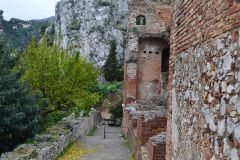 Views of the Ancient Greek Theatre in Taormina, Sicily, Italy