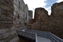 Views inside the Ortygia Castle in Syracuse, Sicily, Italy