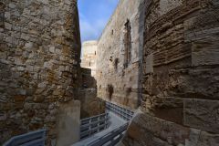 Views inside the Ortygia Castle in Syracuse, Sicily, Italy