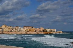 Views inside the ancient Ortygia Castle in Syracuse, Sicily, Italy