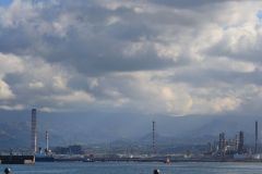 At the harbour of Milazzo, waiting for the ferry to Lipari Island