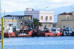 At the harbour of Milazzo, waiting for the ferry to Lipari Island