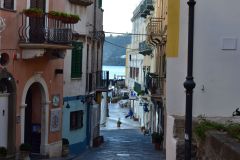 A view of Lipari Island, one of the Aeolian Islands in the Tyrrhenian Sea, Italy