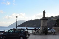 A view of Lipari Island, one of the Aeolian Islands in the Tyrrhenian Sea, Italy