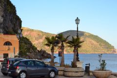 A view of Lipari Island, one of the Aeolian Islands in the Tyrrhenian Sea, Italy