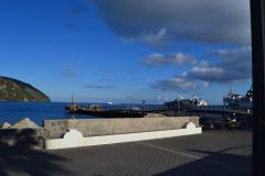 A view of Lipari Island, one of the Aeolian Islands in the Tyrrhenian Sea, Italy