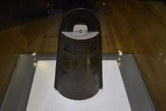 Ancient bell inside the Tokyo Museum, Tokyo, Japan