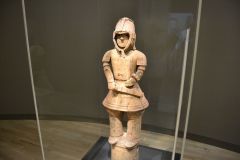 Ancient figure inside the Tokyo Museum, Tokyo, Japan