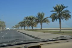 Landscape at the Arabian Sea in the United Arab Emirates