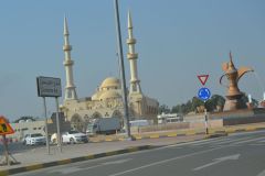 Landscape at the Arabian Sea in the United Arab Emirates