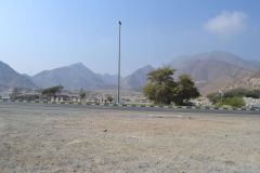 Landscape at the Arabian Sea in the United Arab Emirates