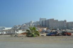 Landscape at the Arabian Sea in the United Arab Emirates