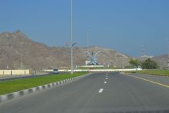 Landscape at the Arabian Sea in the United Arab Emirates