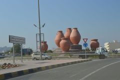 Landscape at the Arabian Sea in the United Arab Emirates