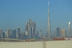 View of Dubai during leaving the town in direction of Rub al-Chali, United Arab Emirates