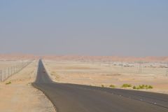 Landscape in the Rub al-Chali near the border of Oman in the United Arab Emirates