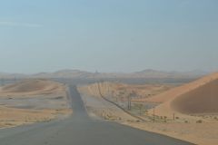 Landscape in the Rub al-Chali near the border of Oman in the United Arab Emirates