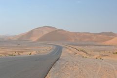 Landscape in the Rub al-Chali near the border of Oman in the United Arab Emirates