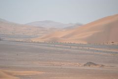 Landscape in the Rub al-Chali near the border of Oman in the United Arab Emirates