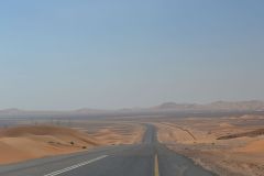 Landscape in the Rub al-Chali near the border of Oman in the United Arab Emirates