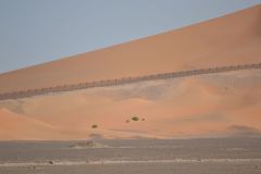 Landscape in the Rub al-Chali near the border of Oman in the United Arab Emirates