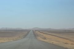 Landscape in the Rub al-Chali near the border of Oman in the United Arab Emirates
