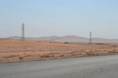 Landscape in the Rub al-Chali near the border of Oman in the United Arab Emirates