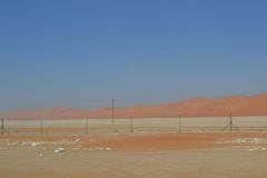 Landscape in the Rub al-Chali near the border of Oman in the United Arab Emirates