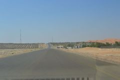 Landscape in the Rub al-Chali near the border of Oman in the United Arab Emirates