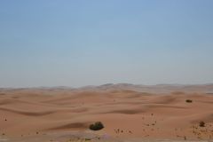 Landscape in the Rub al-Chali near the border of Oman in the United Arab Emirates