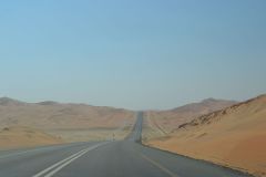 Landscape in the Rub al-Chali near the border of Oman in the United Arab Emirates
